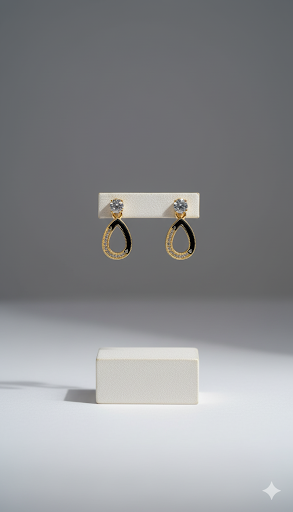 Creostyle Korean Short Trending Earrings – Stylish Minimal Fashion Jewelry for Girls & Women